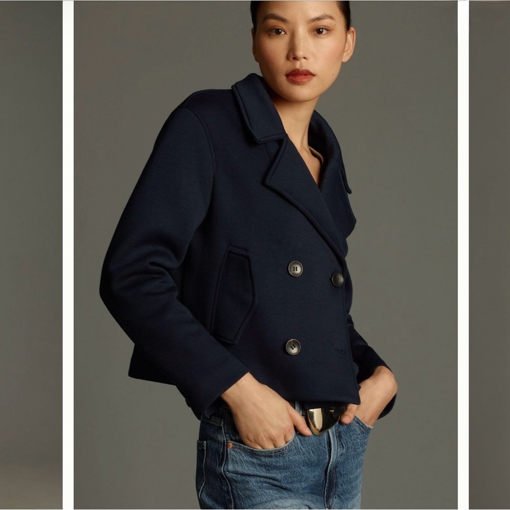 Maeve Twofer Hooded Peacoat - Picture 3 of 7